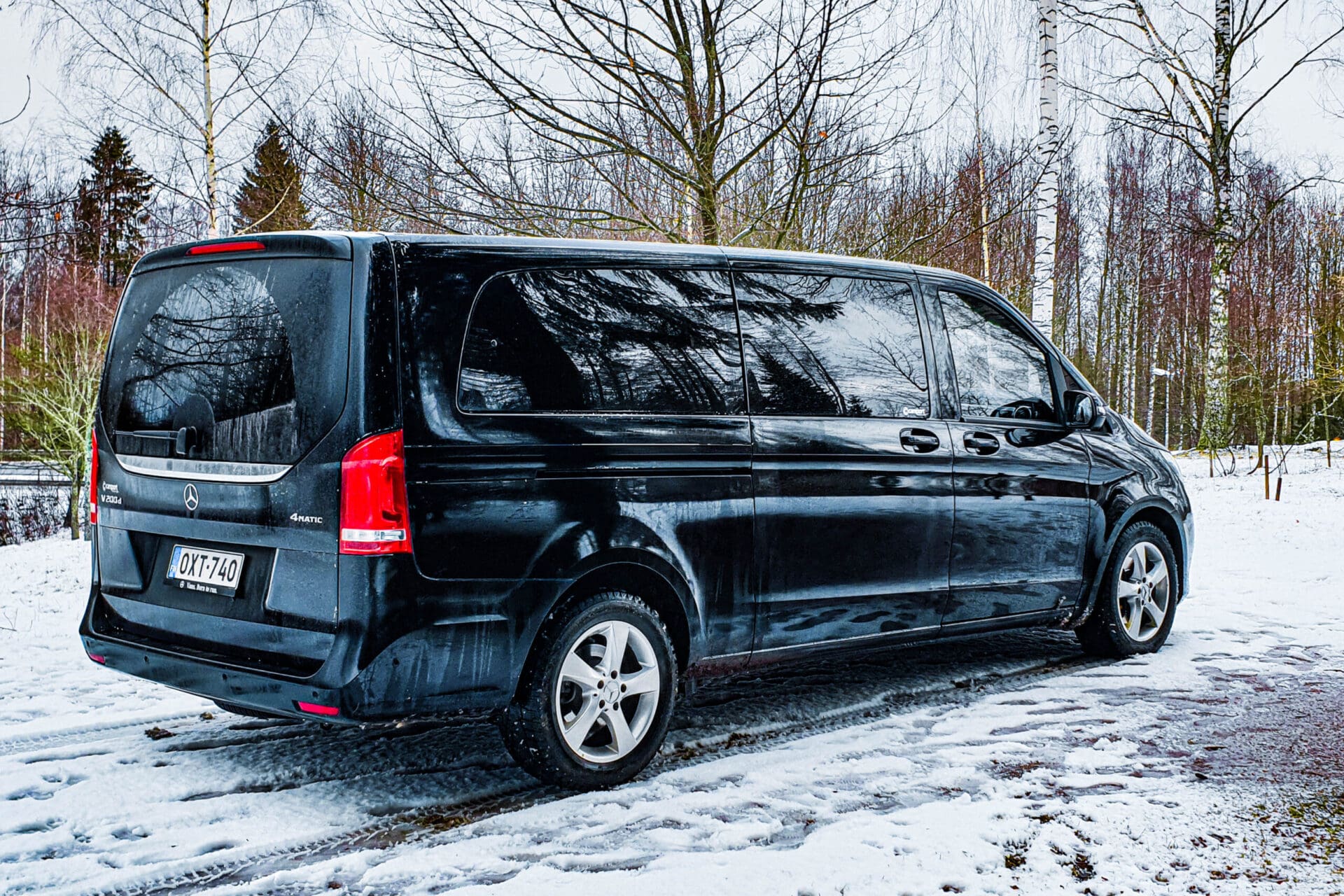 Business class car in Helsinki and Tallinn Airport