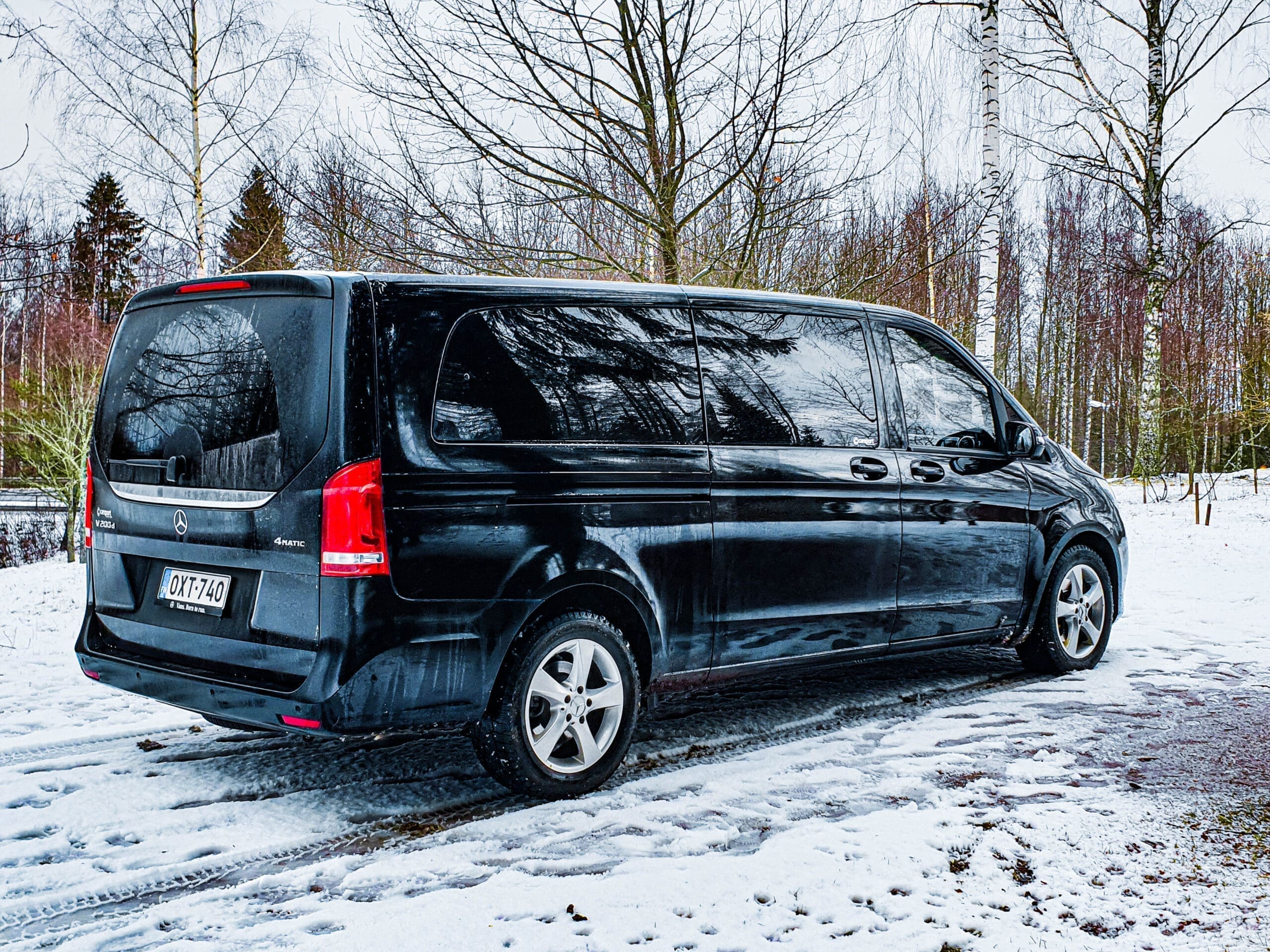 Business class car in Helsinki and Tallinn Airport