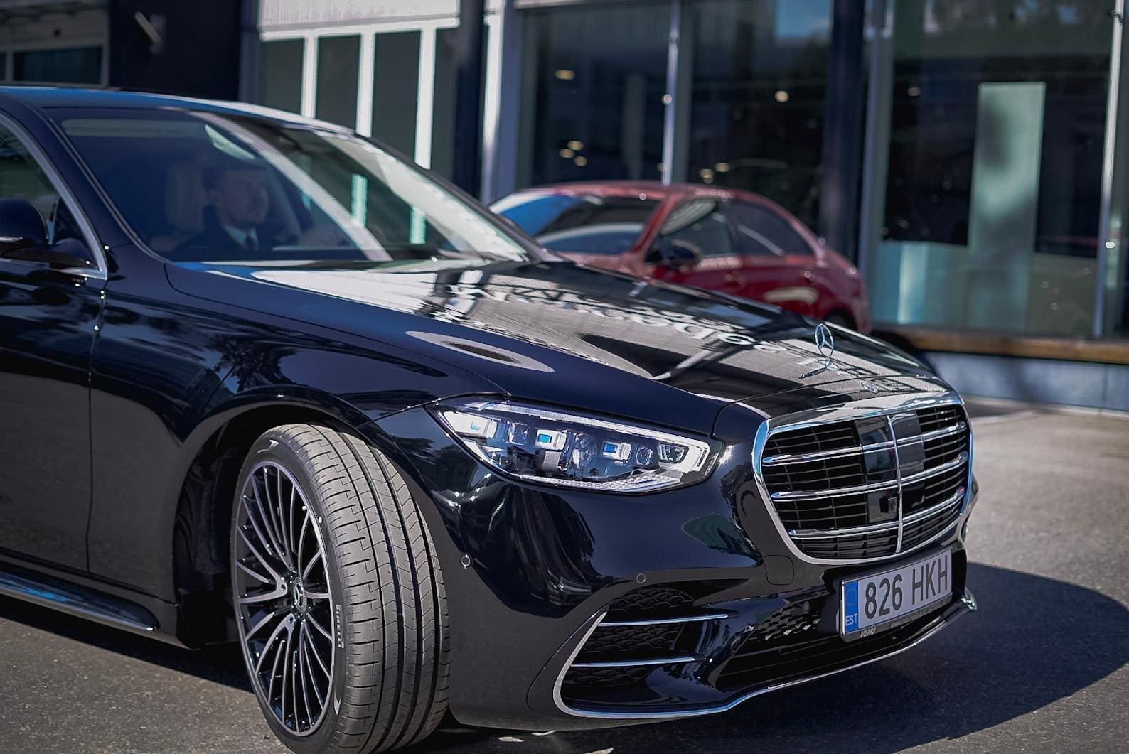 Business class car in Helsinki and Tallinn Airport